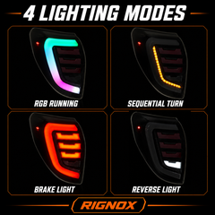 2009-2012 Toyota RAV4 Sequential LED Tail Lights — T-RAV4-09-SRGB