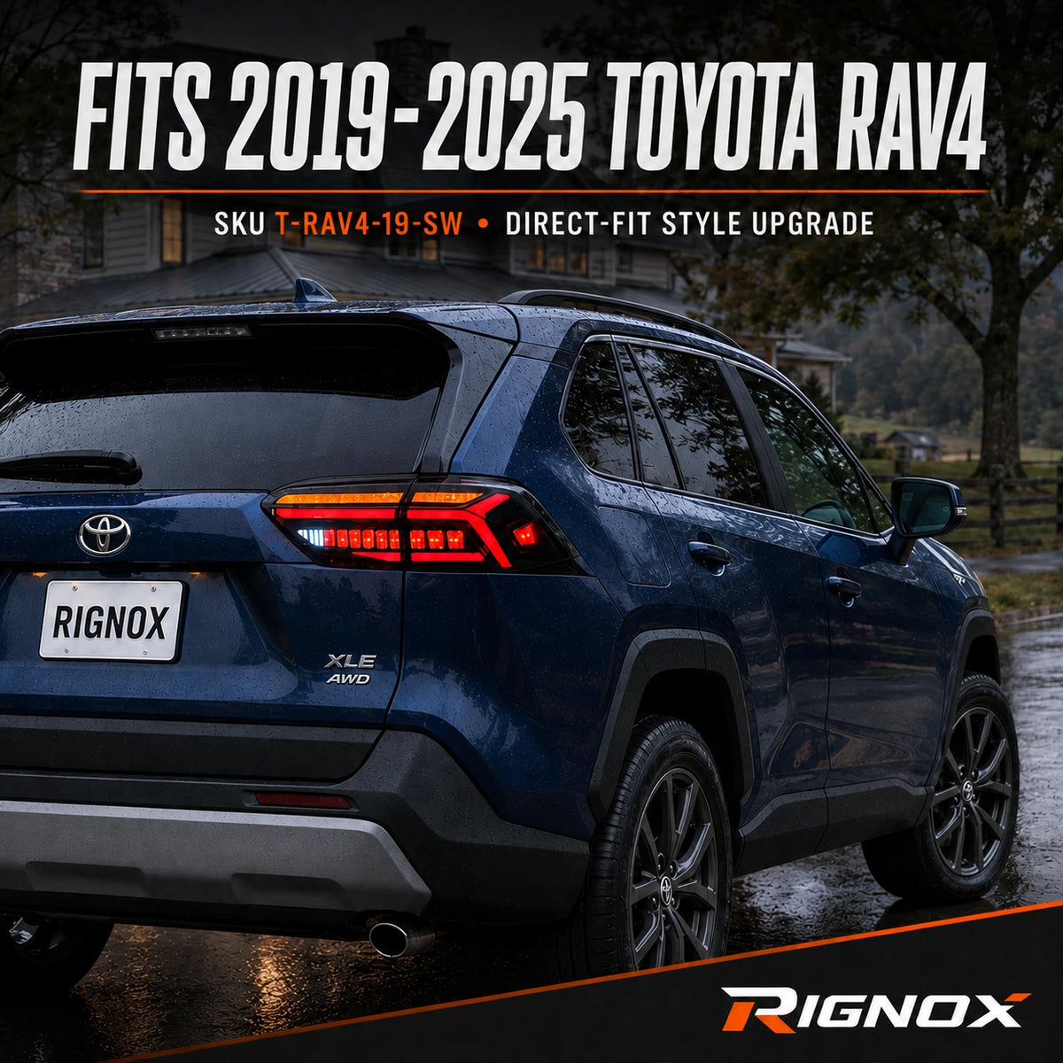2019-2025 Toyota RAV4 Sequential LED Tail Lights — T-RAV4-19-SW