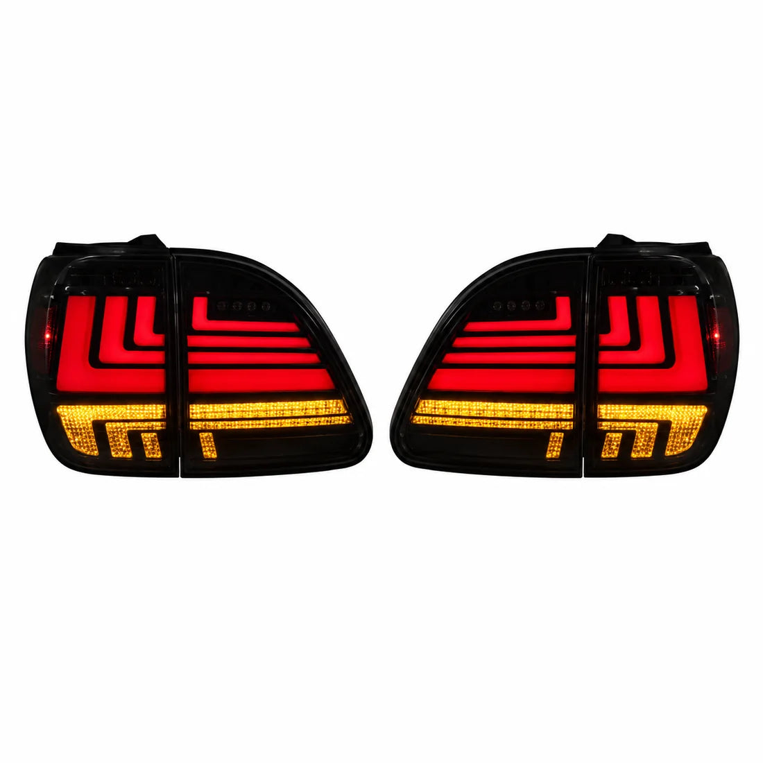1998-2003 Lexus RX300 Sequential LED Tail Lights — main product view — T-RX98-SR