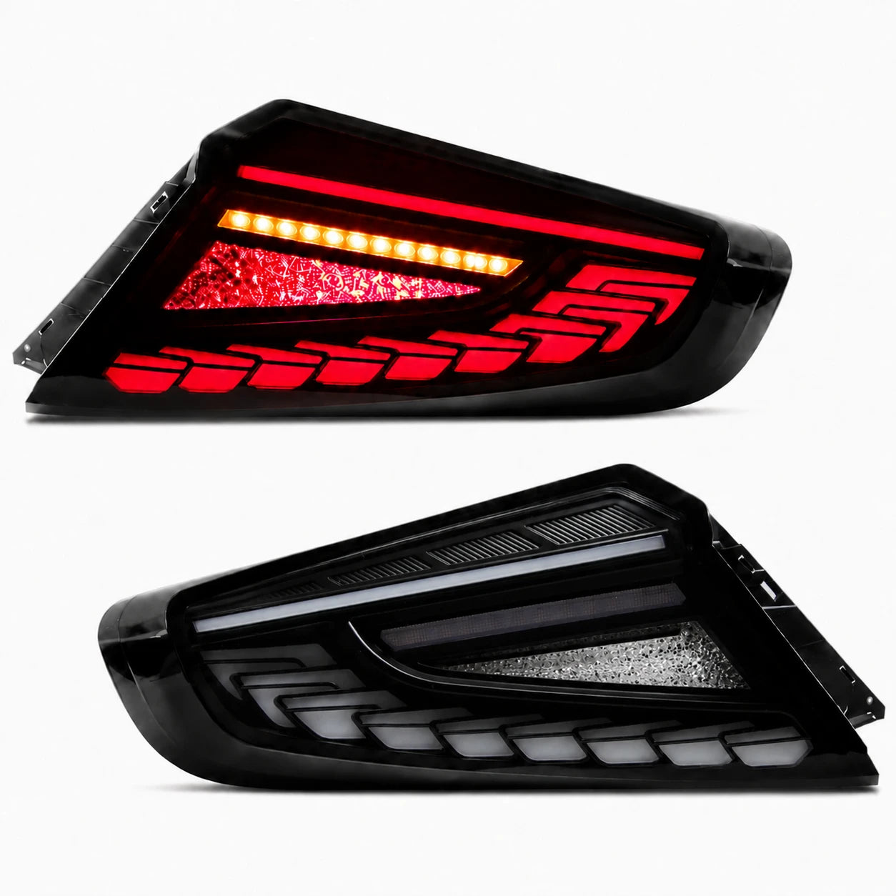 2022-2026 Subaru WRX VB Dragon-Scale Sequential LED Tail Lights — main product view — T-WRX22-CW-DS