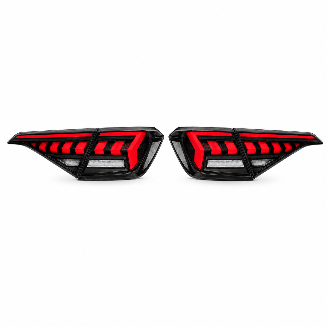2022-2026 Honda Civic 11th Gen Sedan Sequential LED Tail Lights — white background main - T-CIV11-AR-SW