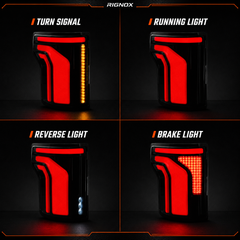 2015-2020 Ford F-150 Sequential LED Tail Lights — smoked function — T-F150-15