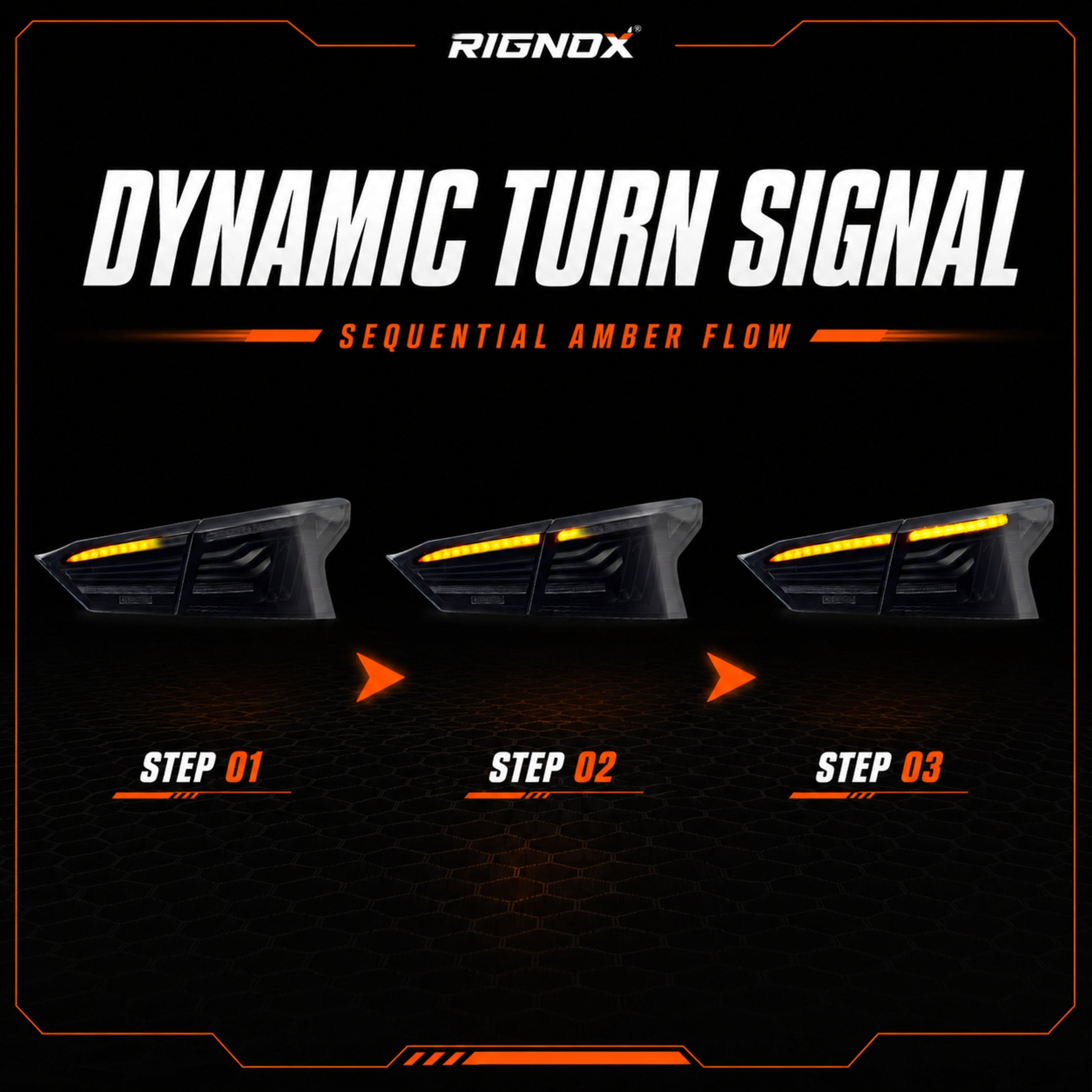 2019-2024 Nissan Altima Sequential LED Tail Lights — smoked dynamic turn signal - T-ALT19-SRGB
