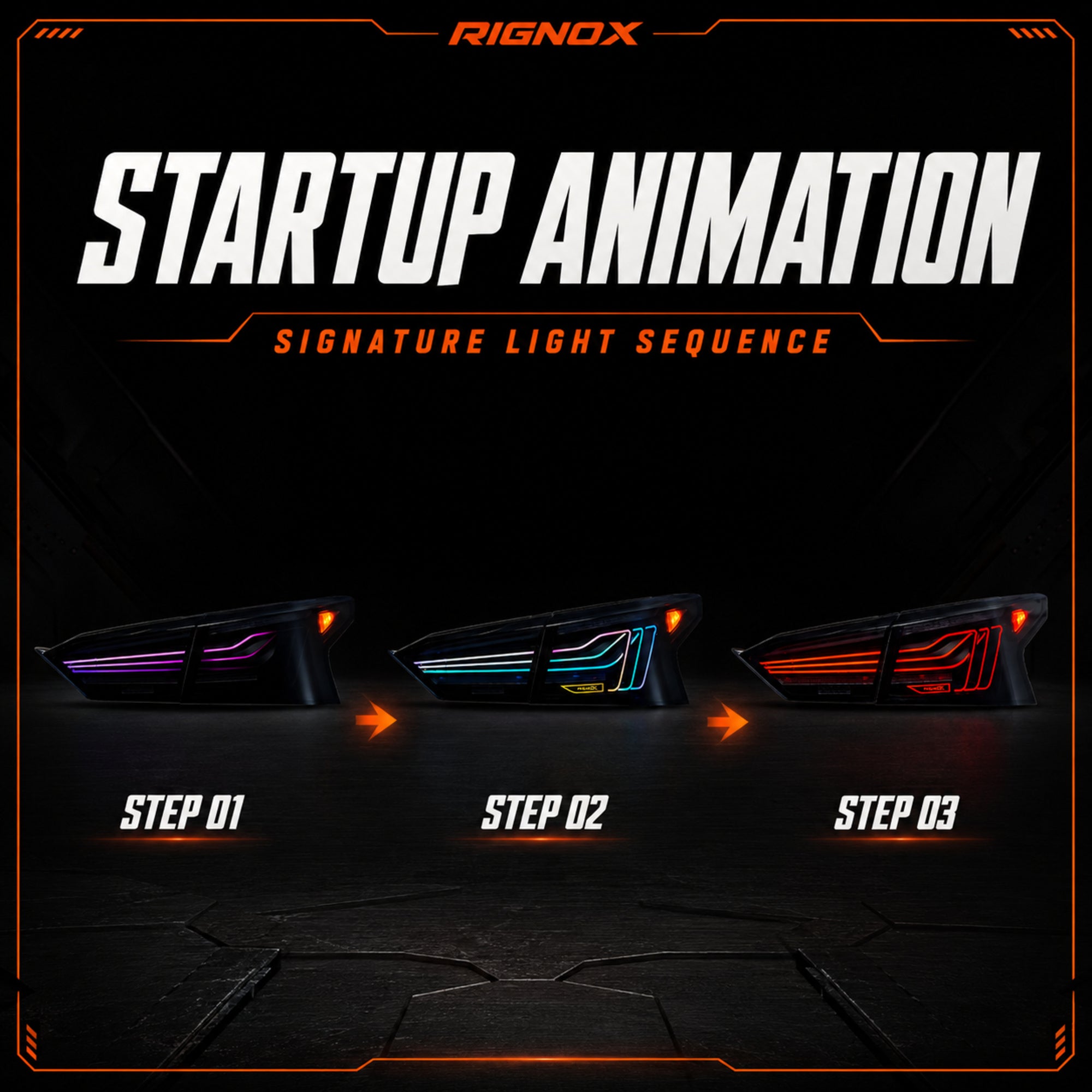 2019-2024 Nissan Altima Sequential LED Tail Lights — smoked startup animation - T-ALT19-SRGB