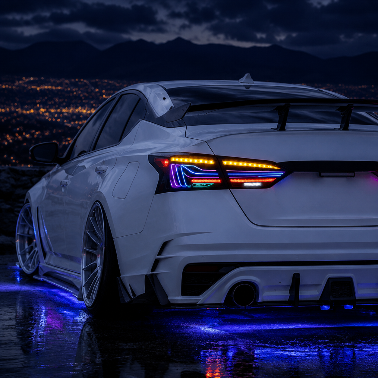 2019-2024 Nissan Altima Sequential LED Tail Lights — product view 21 - T-ALT19-SRGB