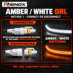2014-2024 Toyota 4Runner LED Dual Projector Headlights — white or amber drl — H-4RN14