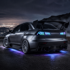 2008-2018 Mitsubishi Lancer / EVO X Sequential LED Tail Lights — product view 35 - T-EVO-SDG