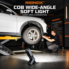 RIGNOX G09 PRO Rechargeable LED + COB Work Light — workshop car repair illumination — GZD-G09