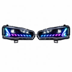 2008-2018 Mitsubishi Lancer / EVO X LED Projector Headlights — product view 15 - H-EVO-CRGB
