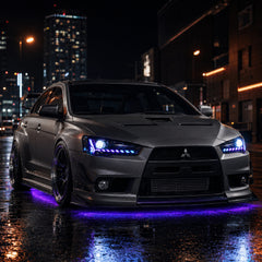 2008-2018 Mitsubishi Lancer / EVO X LED Projector Headlights — product view 20 - H-EVO-CRGB