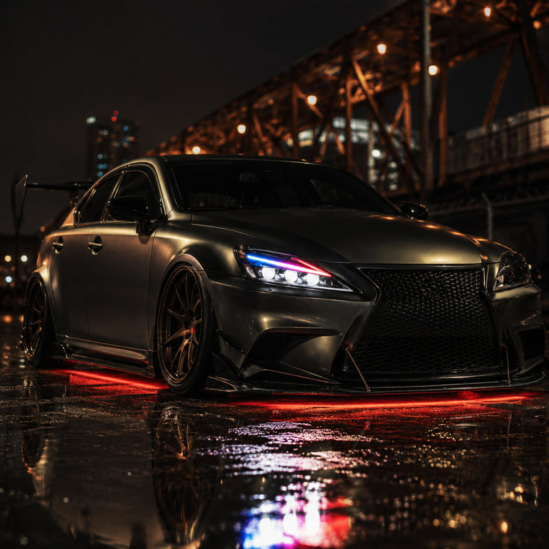 2006-2013 Lexus IS250 / IS350 / IS-F LED Triple Projector Headlights — product view 25 - H-IS06-CRGB