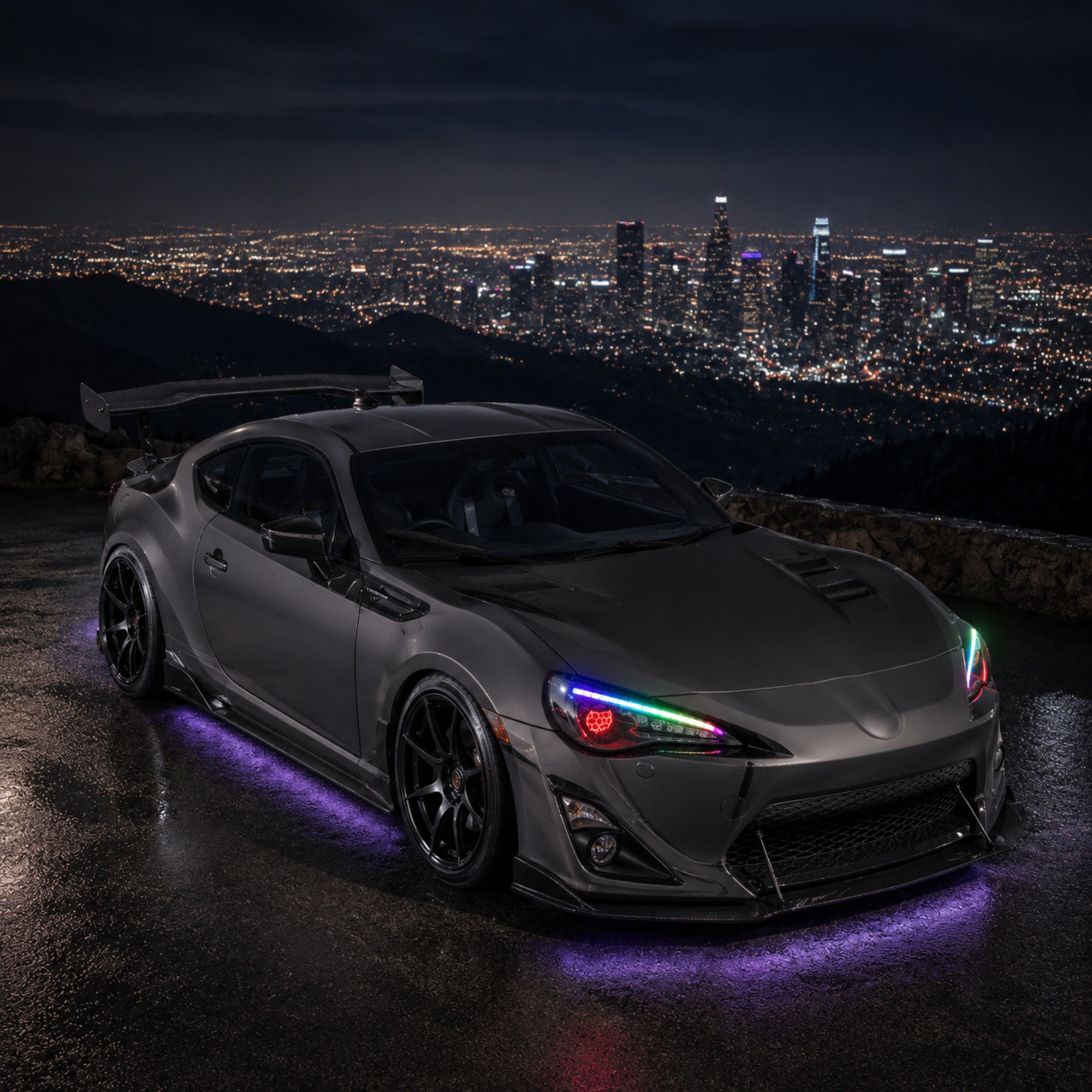 2012-2020 Toyota GT86 / Subaru BRZ / Scion FR-S LED Projector Headlights — product view 6 — H-GT86