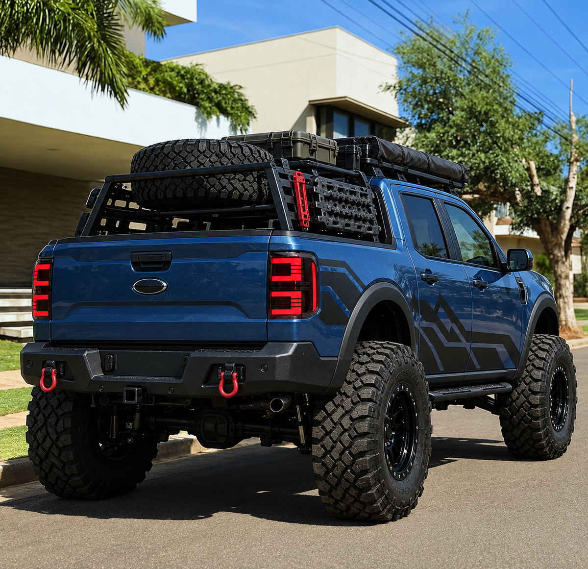 2022-2026 Ford Maverick Sequential LED Tail Lights day— T-MAV22-SR