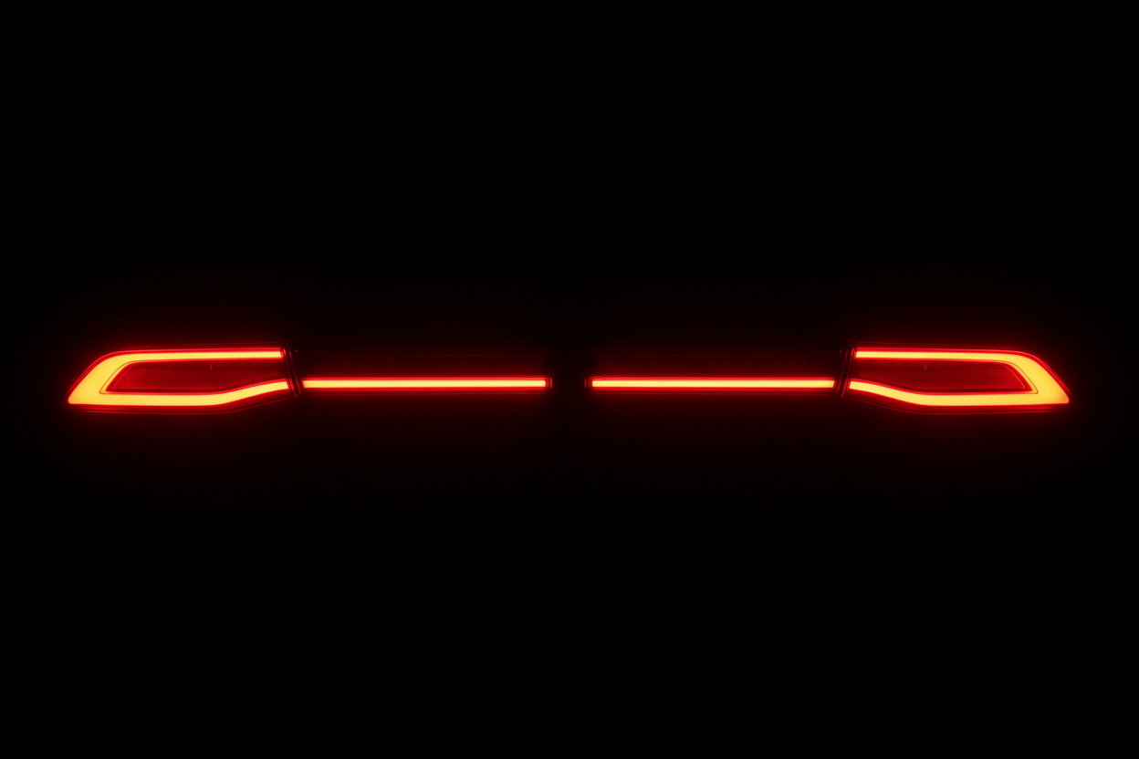 Premium Red LED Tail Light Concept