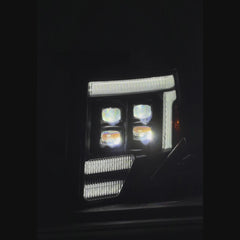 2009-2014 Ford F-150 & SVT Raptor (12th Gen) LED Projector Headlights Assembly — Pair — video — H-F150-09-Q