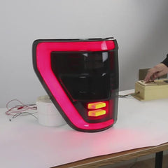 2021-2023 Ford F-150 LED Tail Lights — video — T-F150-21-XL T-F150-21-MID T-F150-21-HI