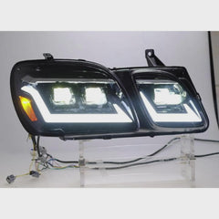1998-2007 Lexus LX470 LED Triple Projector Headlights — video — H-LX470-98