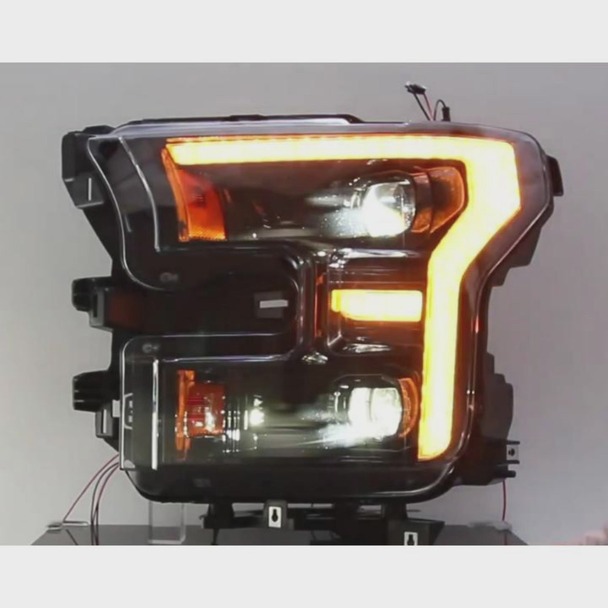 2015-2017 Ford F-150 LED Dual Projector Headlights — video — H-F150-15