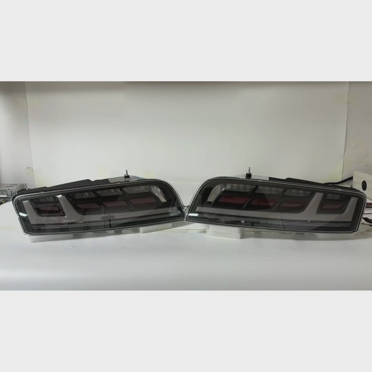 2008-2015 Audi R8 Coupe & Spyder Sequential LED Tail Lights Assembly — Pair — video — T-R8-08-CW