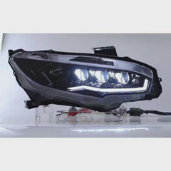 2016-2021 Honda Civic 10th Gen LED Projector Headlights — video — H-CIV10-CW