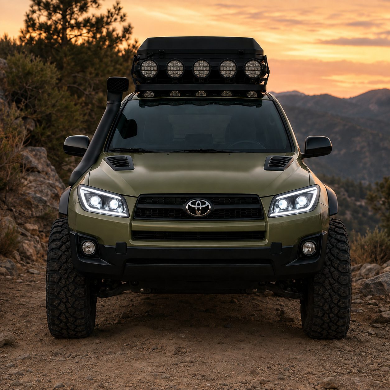 rav4 headlights high beam -H-RAV4-09