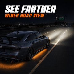 2023-2026 Honda Accord LED Quad Projector Headlights — smoked function see farther — H-ACC11