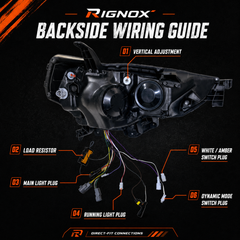 2014-2024 Toyota 4Runner LED Dual Projector Headlights — product view 17 — H-4RN14