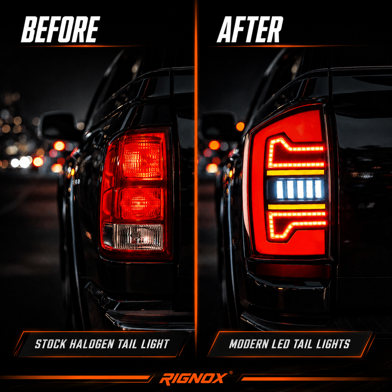 2002-2008 Dodge Ram Sequential LED Tail Lights — product view 18 - T-RAM07-08