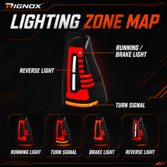 2003-2009 Toyota 4Runner Sequential LED Tail Lights — product view 14 - T-4RN03