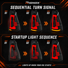 2003-2009 Toyota 4Runner Sequential LED Tail Lights — product view 13 - T-4RN03