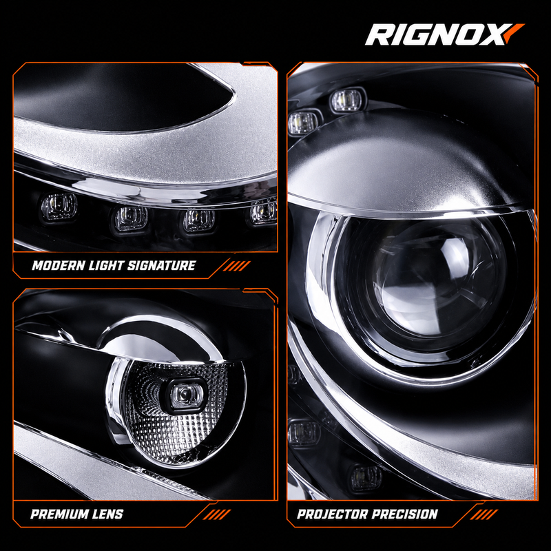 2013-2018 Volkswagen Beetle Projector Headlights (without bulb) — product view 14 — H-BTL13