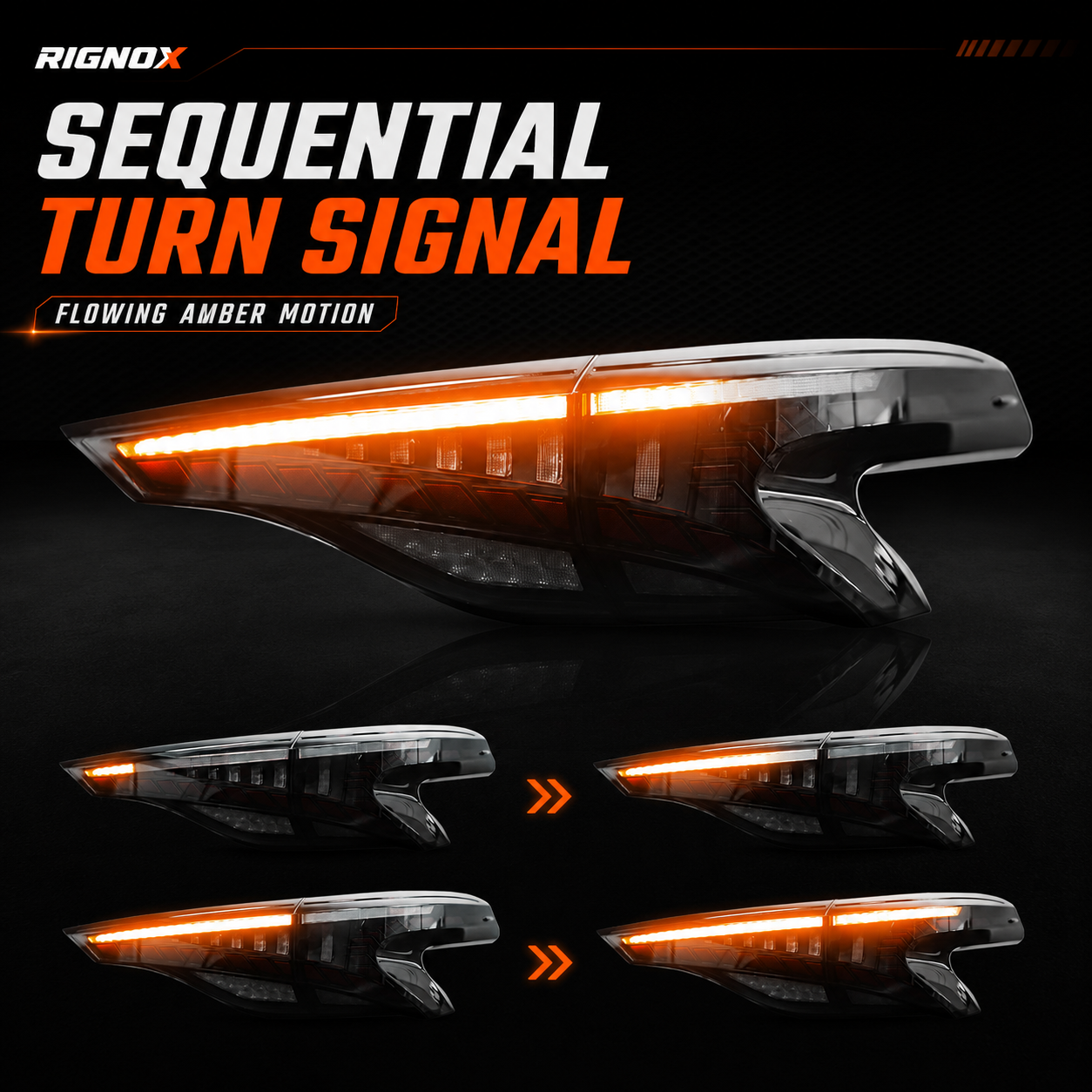 2021-2024 Toyota Sienna Sequential LED Tail Lights — product view 12