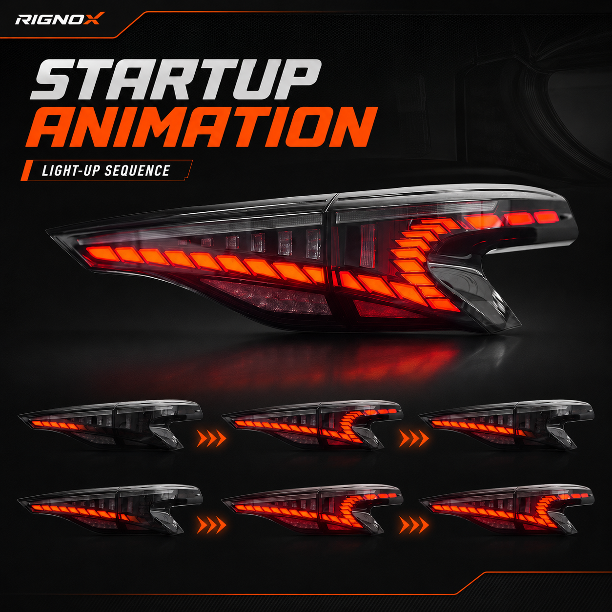 2021-2024 Toyota Sienna Sequential LED Tail Lights — product view 11