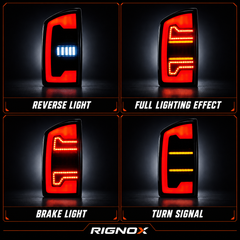 2002-2008 Dodge Ram Sequential LED Tail Lights — function grid - T-RAM02-06
