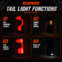 2019-2023 Chevrolet Silverado 1500 Sequential LED Tail Lights — function upgrade - T-SILV19-SR