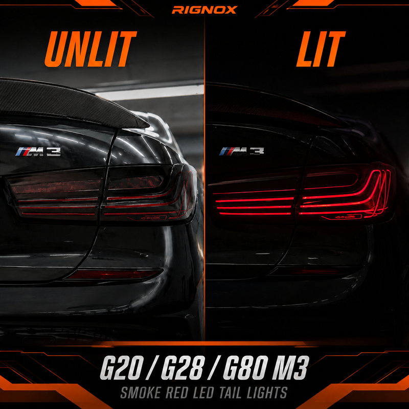 2019-2025 BMW 3 Series G20/G28/G80 M3 Sequential LED Tail Lights — no year - T-3G20-SR