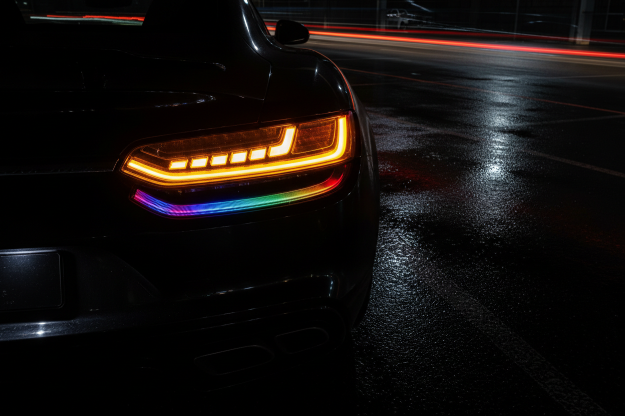 Sequential RGB Tail Light Animation