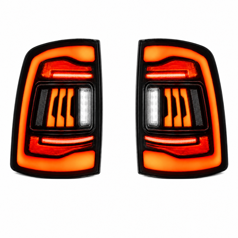 2019-2024 Ram 2500 3500 Sequential LED Tail Lights — pair white background main