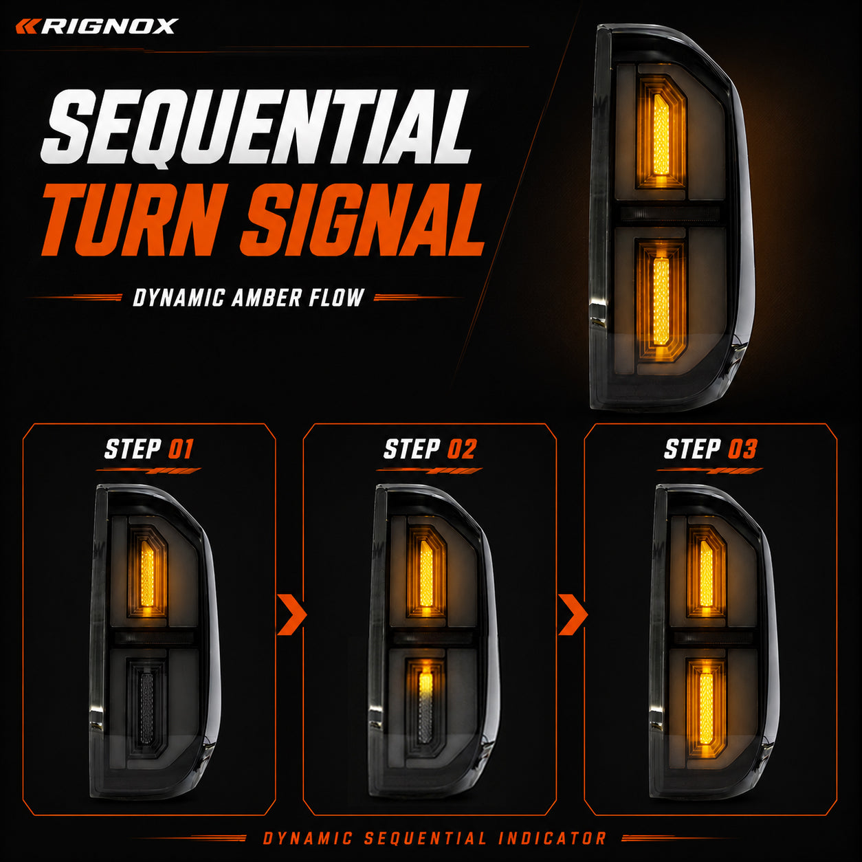 2014-2021 Toyota Tundra Sequential LED Tail Lights — T-TUN14