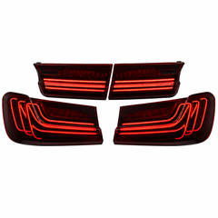 2019-2025 BMW 3 Series G20/G28/G80 M3 Sequential LED Tail Lights — clear red white background main - T-3G20-RR