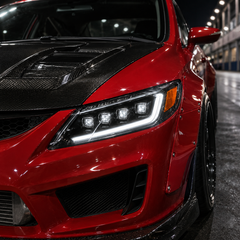 2006-2011 Honda Civic 8th Gen Sedan LED Multi Projector Headlights — product view 7 - H-CIV8-4P